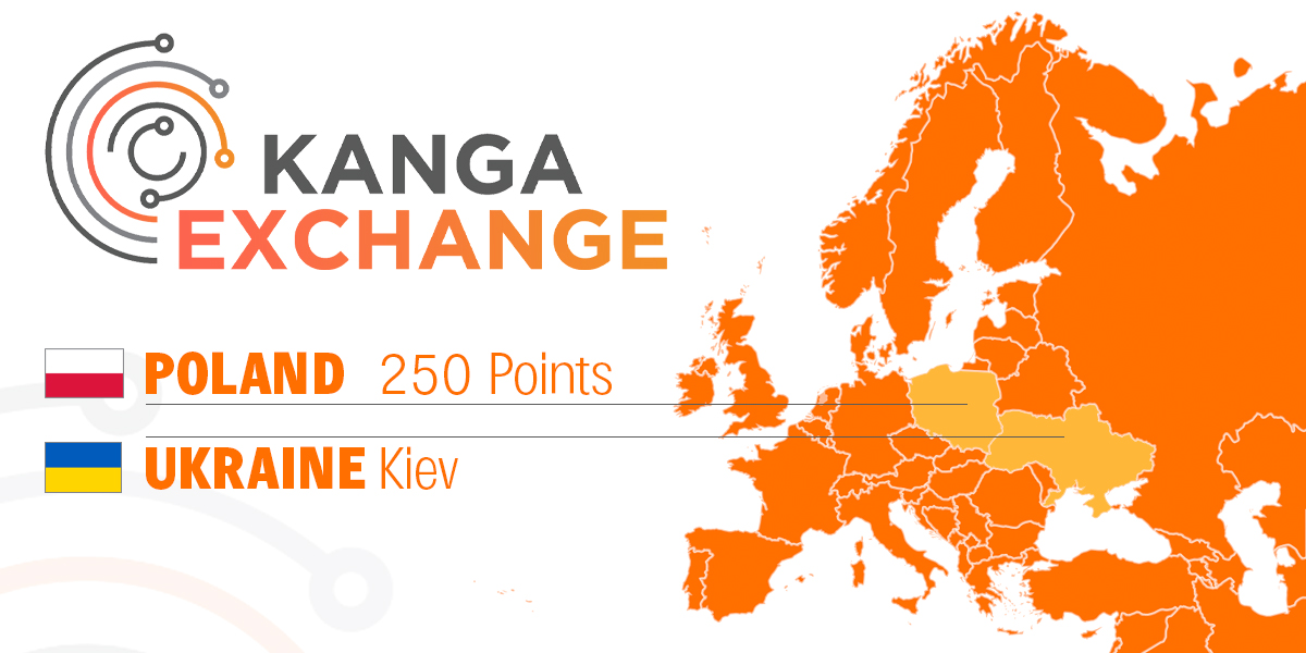 Nowy punkt kantorowy Kanga Exchange na Ukrainie