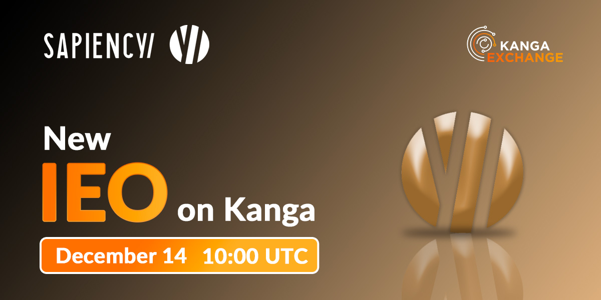 IEO Sapiency on Kanga Exchange