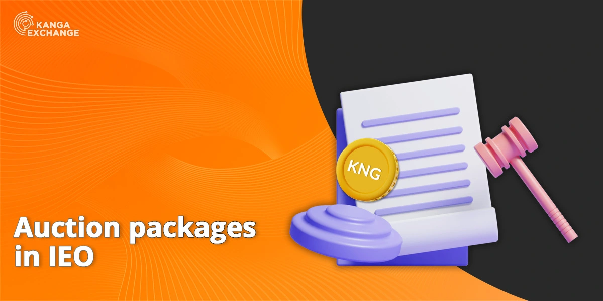 Auction packages in IEO